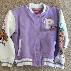 Purple and White Paw Patrol Jacket 4T